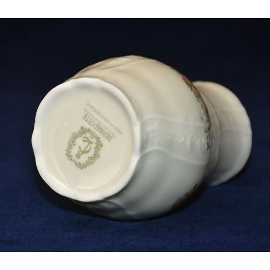 Váza 115 mm, Thun 1794, karlovarský porcelán, BERNADOTTE ivory + kytičky