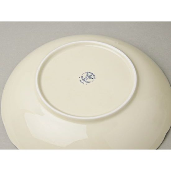 Mísa kompotová 24 cm, cibulák ECO červený na ivory, Český porcelán a.s.