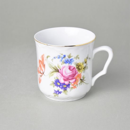 Mug karel 0,27 l, Meissen rose, Cesky porcelan a.s.
