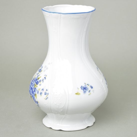 Váza 23 cm, Thun 1794, karlovarský porcelán, BERNADOTTE pomněnka