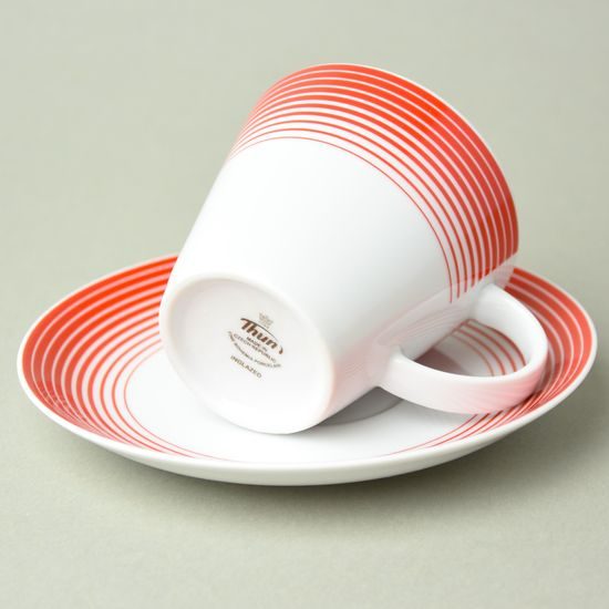 Cup 150 ml + saucer 15 cm, Thun 1794, karlovarský porcelán, TOM 29954a0