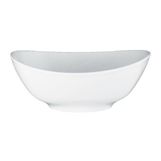 Bowl oval 21 cm, Modern Life UNI white, Seltmann Porcelain