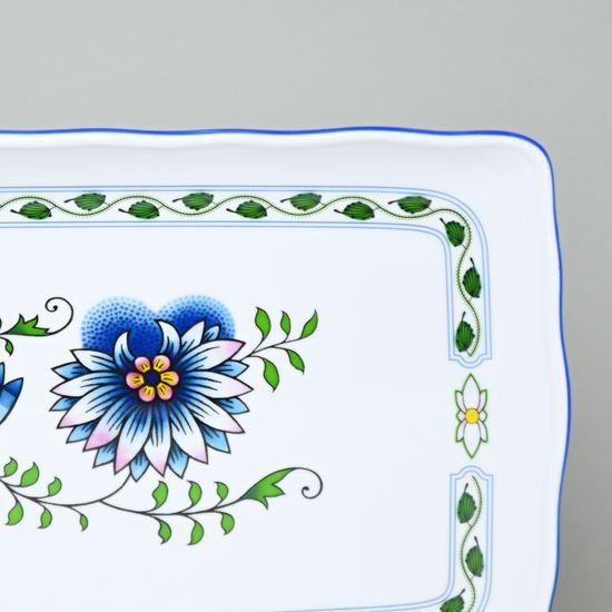 Sandwich tray square 45 x 16 cm, COLOURED ONION PATTERN