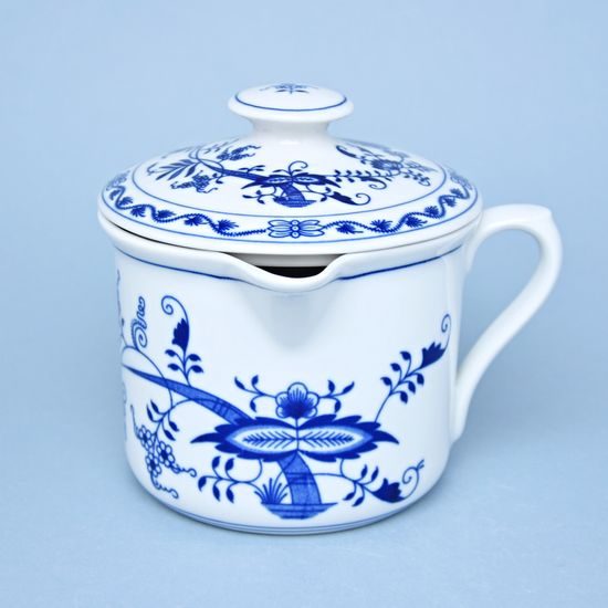 Hrnek vařák s boční hubičkou 900 ml a víčkem, Cibulák, originální z Dubí