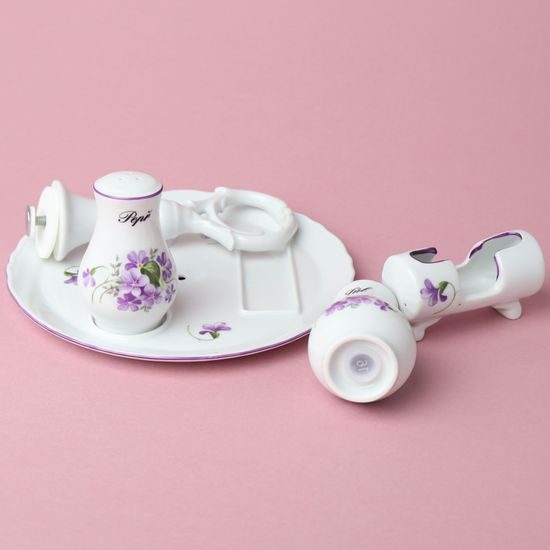 Table set 4 pieces, Violet, Cesky porcelan a.s.