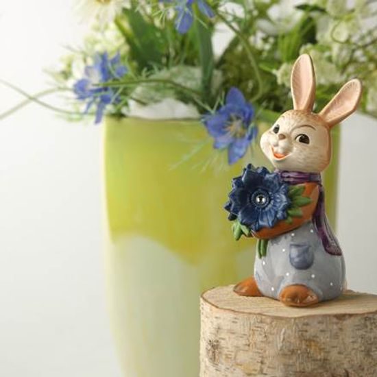 Eastern bunny Little gentleman 5,5 / 6,5 / 12 cm, stoneware, Goebel