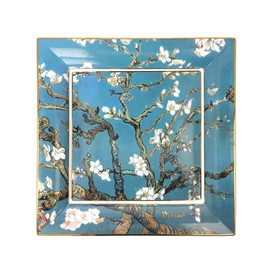 Bowl V. van Gogh - Almond Tree Blue, 30 / 30 / 3,5 cm, Fine Bone China, Goebel