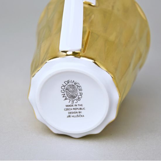 Hrnek 250 ml, Diamond Gold, porcelán Goldfinger