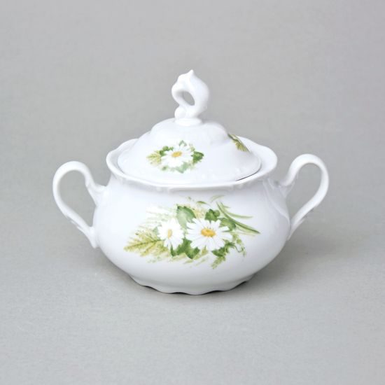 Sugar bowl 350 ml, Thun 1794, karlovarský porcelán, CONSTANCE Daisy