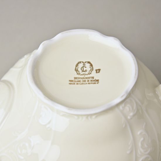 Pot tea 1,2 l, Thun 1794 Carlsbad porcelain, BERNADOTTE ivory + gold