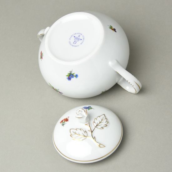 Cukřenka s oušky s víčkem bez výřezu 0,50 l, rakouská házenka