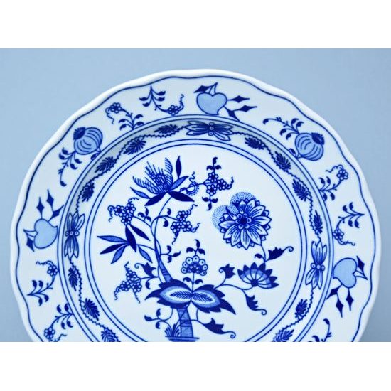 Talíř mělký 21 cm, Cibulák, originální z Dubí