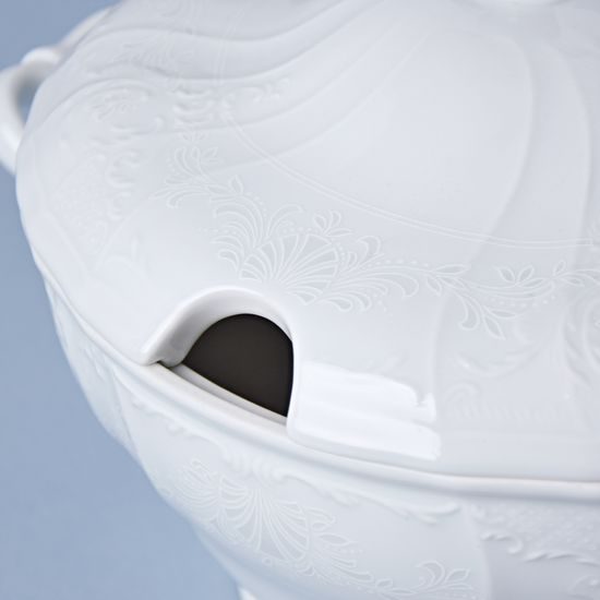 FROST NO LINE: Soup tureen 2,5 l, Thun 1794 Carlsbad porcelain, BERNADOTTE