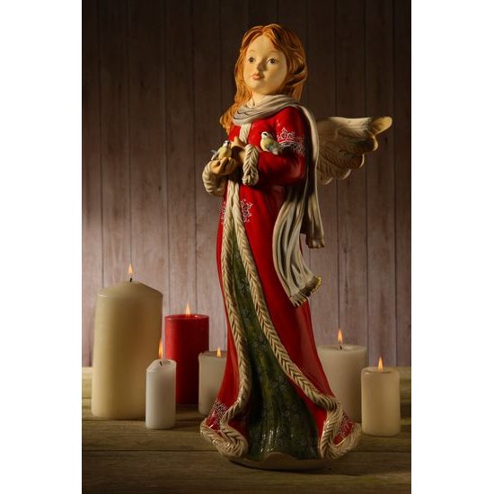Figurka Vánoční čas klidu 24,5 / 16 / 50 cm, kamenina, Goebel