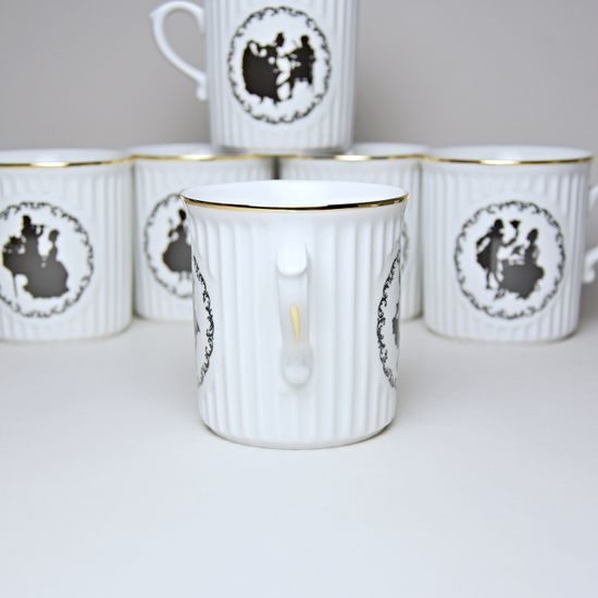 Mug Mozart 0,25 l Rokoko - gold line, Český porcelán a.s.