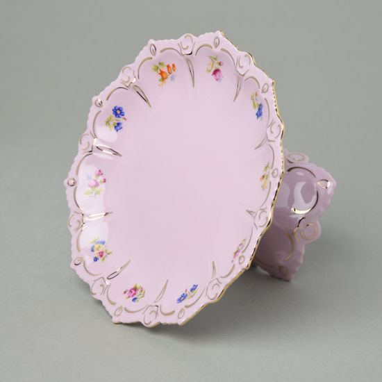 Miska na bonbony 16,1 cm, Lenka 247, Růžový porcelán z Chodova