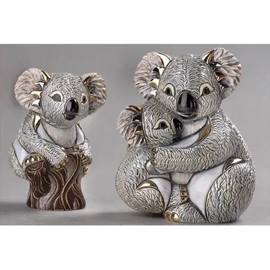 De Rosa - Koala s miminkem, 9 x 7 x 10 cm, keramická figurka, De Rosa Montevideo