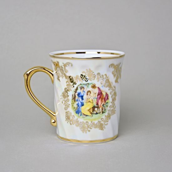 Hrnek Richmond 250 ml, Tři Grácie se zlatem a perletí, Český porcelán a.s.