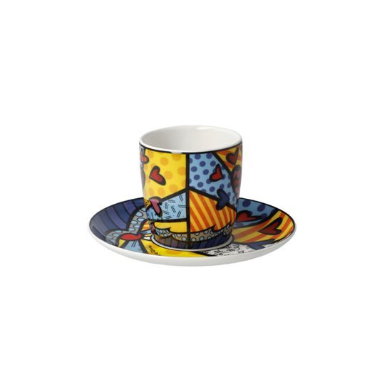 Demitasse Romero Britto - A New Day 0,1 l, 12.00 / 12.00 / 7.00 cm, fine bone china, Britto, Goebel