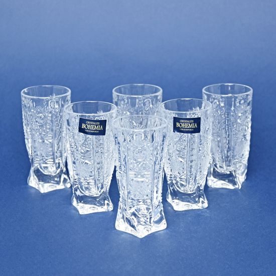 Quadro - 500PK, liqueur glass 50 ml, 8 cm, Crystalite Bohemia