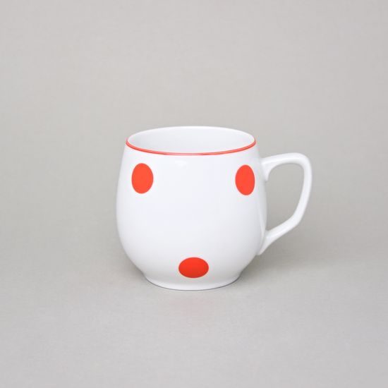 Mug Banak 300 ml, Red dots, Český porcelán a.s.