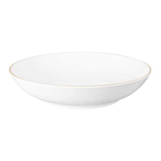 Liberty gold line: Plate deep 21 cm, Seltmann porcelain