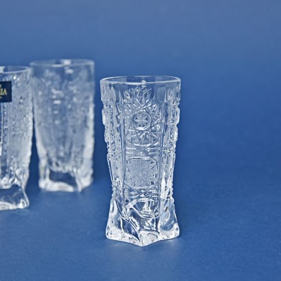 Quadro - 500PK, panák vysoký 50 ml, sada 6ks. 8 cm, Crystalite Bohemia