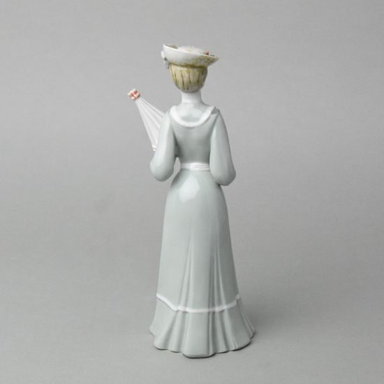 Lady with umbrella 10 x 8,1 x 23,2 cm, Luxor, Royal Dux Bohemia