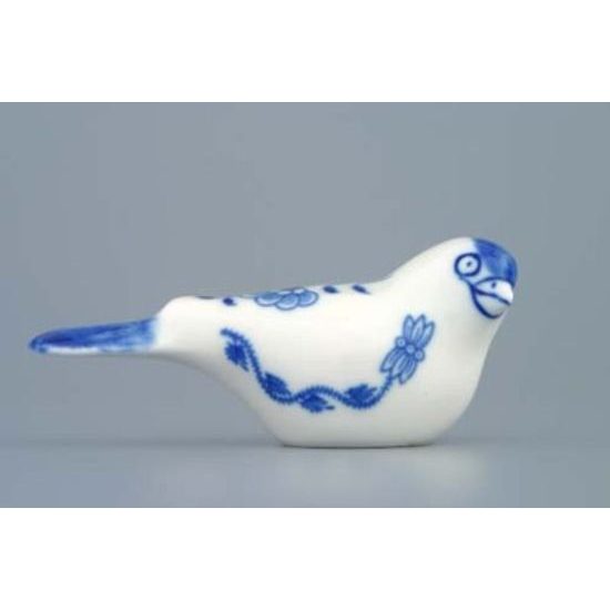 Bird - long 4,5 x 13 cm, Original Blue Onion Pattern