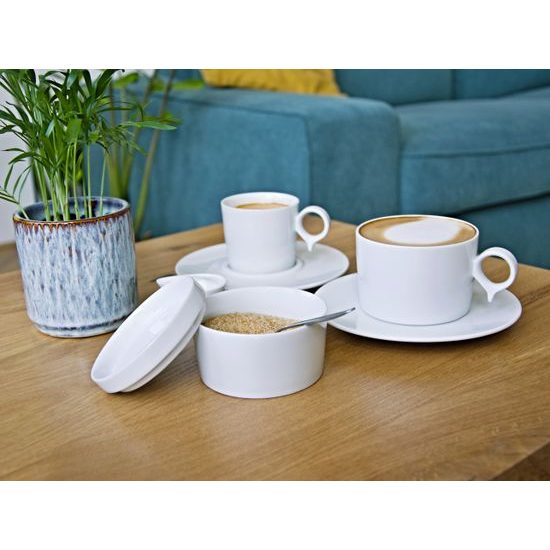 RESET, Cukřenka s víčkem 140 ml, design Tomáš Vrána, Český porcelán a.s.