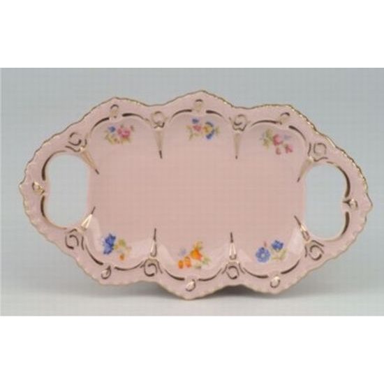 Small platter 16 x 9,5 cm, Lenka 563, Rose China Chodov