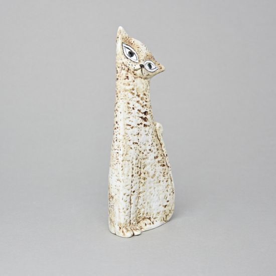 Cat 7,8 x 4,5 x 18,5 cm, Pastel 1, Porcelain Figures Duchcov