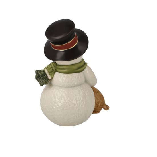 Figurka sněhuláka Můj nejlepší přítel 8 / 8 / 12 cm, kamenina, Goebel
