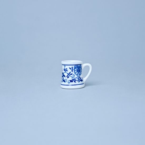Beer mug mini 3 cm, Original Blue Onion Pattern