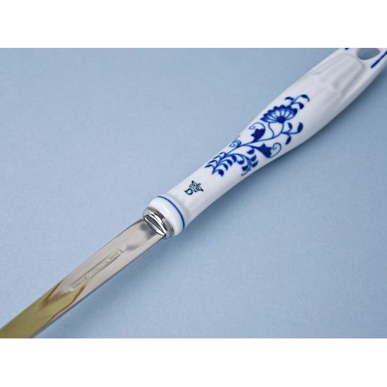 Ladle for dumplings - embossed 38 cm, Original Blue Onion pattern