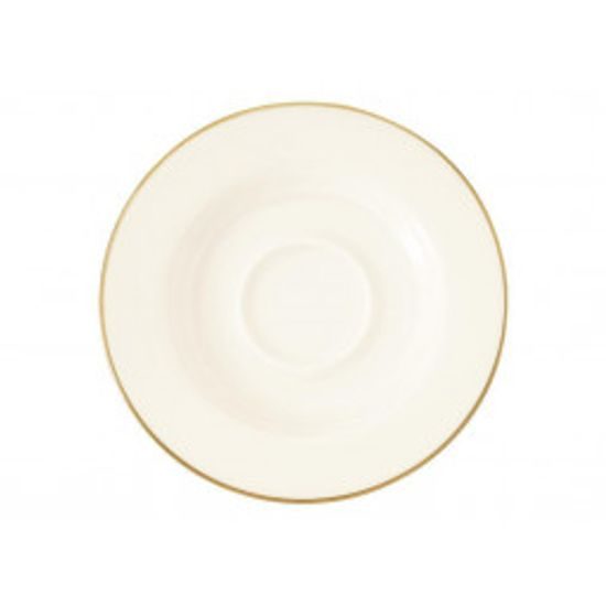 Saucer 14 cm, Saphir Diamant oro 4159, Tettau Porcelain