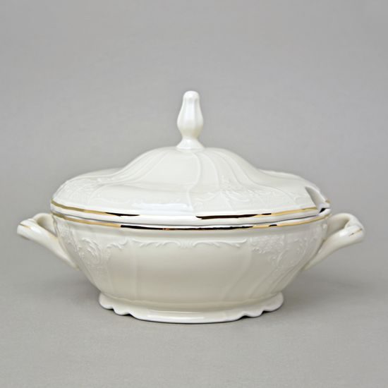 Mísa polévková 1,5 l (zeleninová), Thun 1794, karlovarský porcelán, BERNADOTTE ivory + zlato