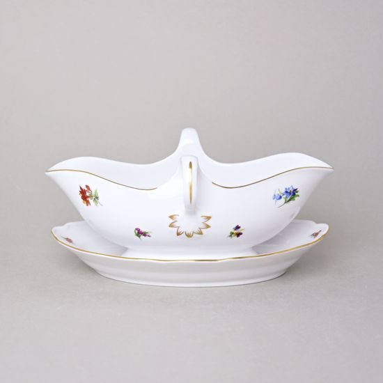 Sauceboat oval with stand 0,55 l, Hazenka, Cesky porcelan a.s.