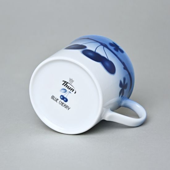 Cup 200 ml, Thun 1794 Carlsbad porcelain, BLUE CHERRY