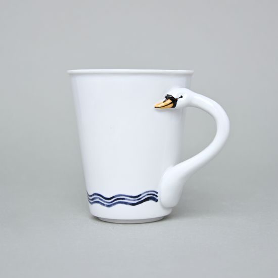 Mug Swan, 250 ml, Goldfinger porcelain