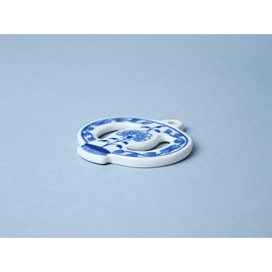 Vánoční ozdoba - jablíčko 8 cm, Cibulák, originální z Dubí