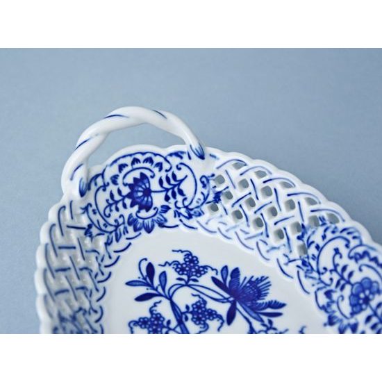Basket perforated 18,5 cm, Original Blue Onion Pattern