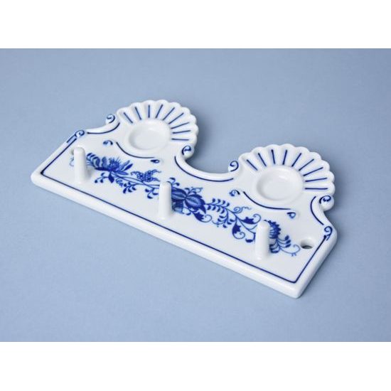 Kitchen hanger with holes 18 x 9 cm, Original Blue Onion Pattern