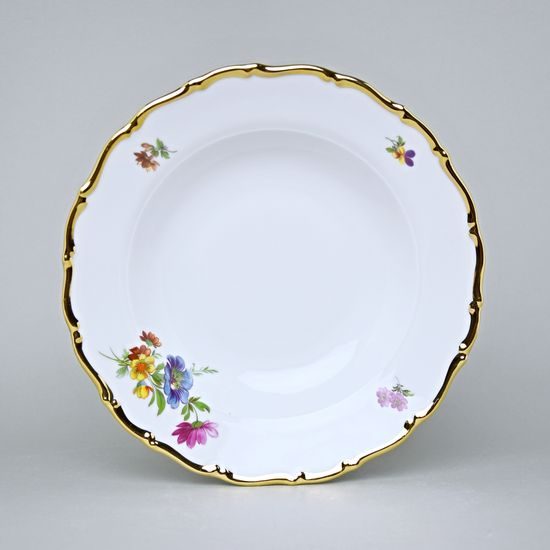 Talíř hluboký 24 cm, Aristokrat, porcelán QueensCrown