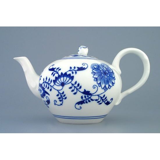 Tea pot with Strainer 0,95 l, Original Blue Onion Pattern, QII