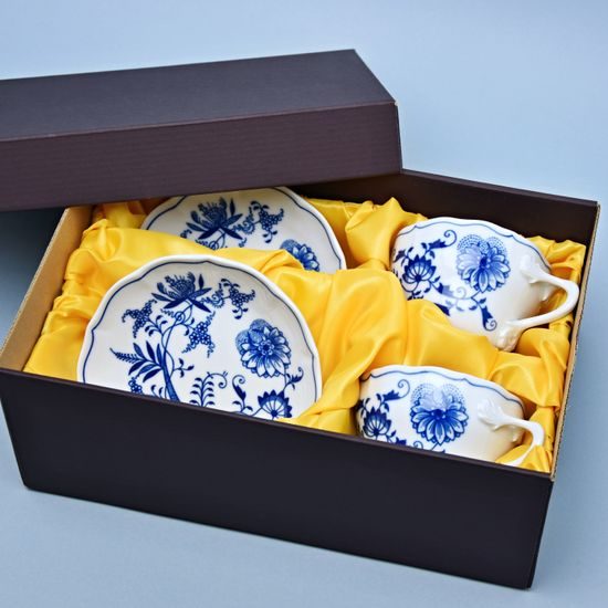 Gift Box brown with yellow satin inside, Big, 29 x 19,5 x 11,3 cm