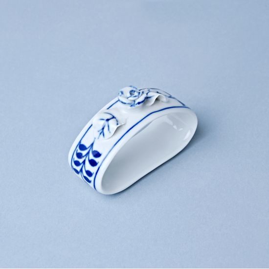 Napkin ring with rose 7 cm, Original Blue Onion Pattern