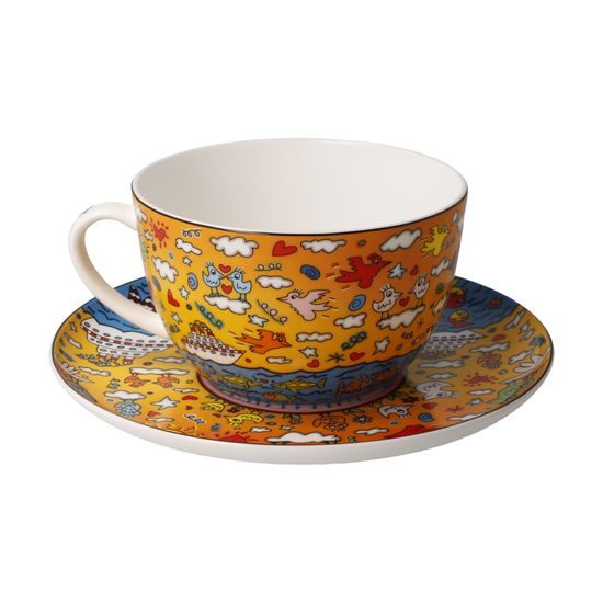 Milk coffee cup Romance of the Sea 500ml, fine bone china, J. Rizzi, Goebel