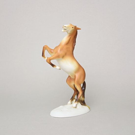 Horse (small) 12,5 x 7 x 20 cm, pastel, Porcelain Animal Figures Duchcov