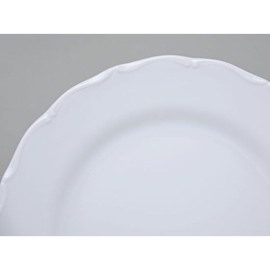 Verona white: Plate dining 27 cm, G. Benedikt 1882, bottom sign